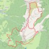 Itinéraire La Plagne - Le Granier (aller par l'Alpette et le Pas des Barres, retour par la Balme à Colon), distance, dénivelé, altitude, carte, profil, trace GPS