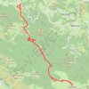 Itinéraire track, distance, dénivelé, altitude, carte, profil, trace GPS