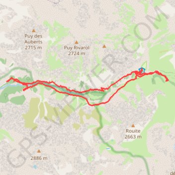 Itinéraire Chaumette, distance, dénivelé, altitude, carte, profil, trace GPS