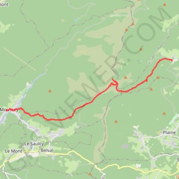 Itinéraire Sentier des Passeurs, distance, dénivelé, altitude, carte, profil, trace GPS