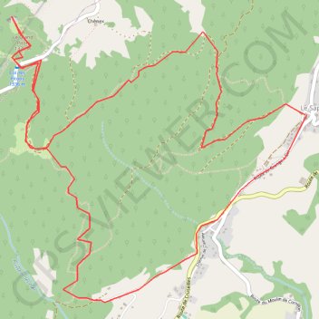 Itinéraire Le grand piton au saleve, distance, dénivelé, altitude, carte, profil, trace GPS