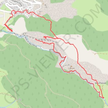 Itinéraire Les gorges du Sègre, distance, dénivelé, altitude, carte, profil, trace GPS
