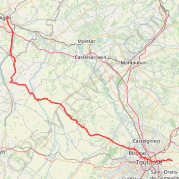 Itinéraire Sans titre, distance, dénivelé, altitude, carte, profil, trace GPS