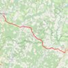 Itinéraire Thiviers / Nontron, distance, dénivelé, altitude, carte, profil, trace GPS
