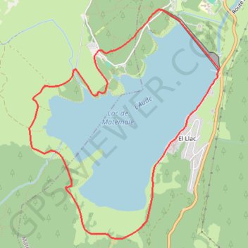 Itinéraire VTT 10 Lac de Matemale, distance, dénivelé, altitude, carte, profil, trace GPS