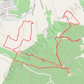 Itinéraire Oppidum de Gaujac, distance, dénivelé, altitude, carte, profil, trace GPS