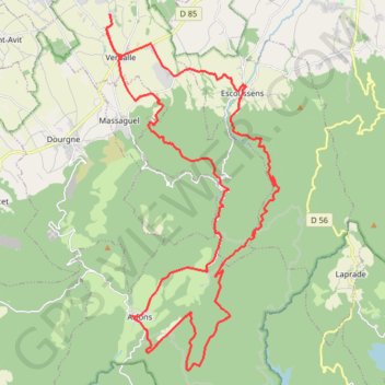 Itinéraire L'Estaminet, distance, dénivelé, altitude, carte, profil, trace GPS