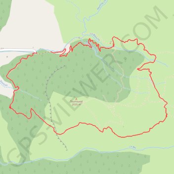 Itinéraire RSPG raquettes cabane des Mulets source de la Blanche, distance, dénivelé, altitude, carte, profil, trace GPS