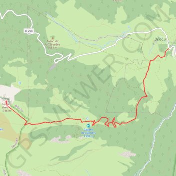 Itinéraire Chapelle Houndas-Rocher d'Aran, distance, dénivelé, altitude, carte, profil, trace GPS