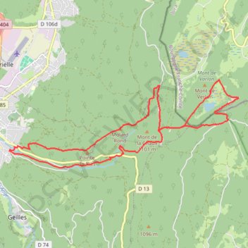 Itinéraire Pointe du Biez, distance, dénivelé, altitude, carte, profil, trace GPS