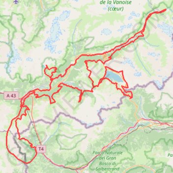 Itinéraire Ultra TMV - Vfinale, distance, dénivelé, altitude, carte, profil, trace GPS