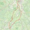 Itinéraire Royat ⇄ Entraygues (1), distance, dénivelé, altitude, carte, profil, trace GPS