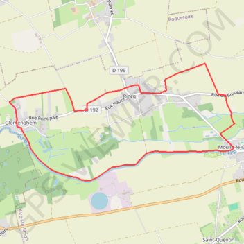 Itinéraire Le tour du Bietz à Aire-sur-Lys, distance, dénivelé, altitude, carte, profil, trace GPS