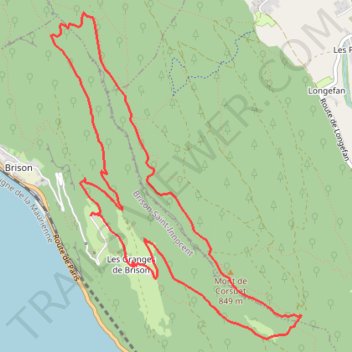 Itinéraire Le Mont de Corsuet par les croix de Meyrieux, distance, dénivelé, altitude, carte, profil, trace GPS