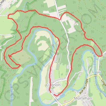 Itinéraire Move, distance, dénivelé, altitude, carte, profil, trace GPS