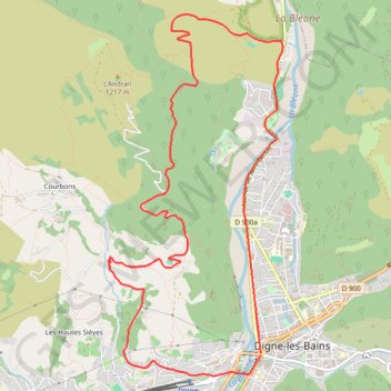 Itinéraire La Baisse de Blanchard, distance, dénivelé, altitude, carte, profil, trace GPS