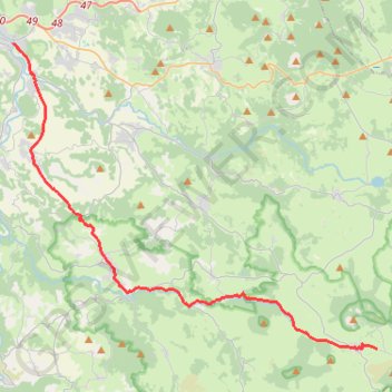Itinéraire Brives Charensac - Les Estables par Le Monastier, distance, dénivelé, altitude, carte, profil, trace GPS