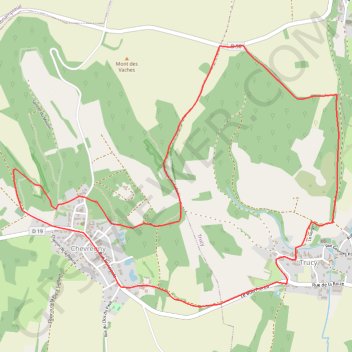 Itinéraire La marguerite de la Saint-Michel, distance, dénivelé, altitude, carte, profil, trace GPS