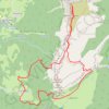 Itinéraire Le Granier par le Pas des Barres et la Balme à Colon, distance, dénivelé, altitude, carte, profil, trace GPS