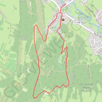 Itinéraire Rando du montorient, distance, dénivelé, altitude, carte, profil, trace GPS