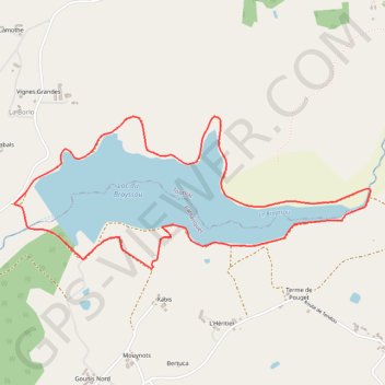 Itinéraire Un sentier découverte autour du lac du Brayssou - Pays du Dropt, distance, dénivelé, altitude, carte, profil, trace GPS