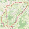 Itinéraire Vallee de la Bourbre et ses hauteurs., distance, dénivelé, altitude, carte, profil, trace GPS