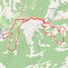 Itinéraire GPX Download: Arfa - Sierra de Naviners - Vuelta por las faldas del Cadí - Seu d'Urgell - Arfa — Ruta circular Parque Natural del Cadí-Moixeró, distance, dénivelé, altitude, carte, profil, trace GPS