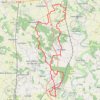 Itinéraire RUFFEC PUYPOUSIN 14-8-2017, distance, dénivelé, altitude, carte, profil, trace GPS