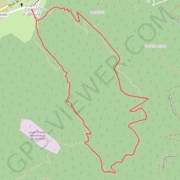 Itinéraire Le ravin de la Piche et son Rocher-qui-Parle, distance, dénivelé, altitude, carte, profil, trace GPS