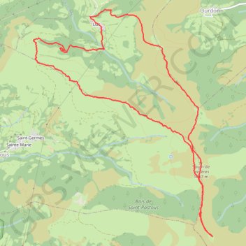 Itinéraire HAUTACAM depuis Lias, distance, dénivelé, altitude, carte, profil, trace GPS