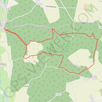 Itinéraire Randonnée autour de Pierrers sur Andelle, distance, dénivelé, altitude, carte, profil, trace GPS