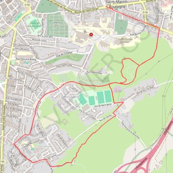 Itinéraire Le Val St Martin, distance, dénivelé, altitude, carte, profil, trace GPS