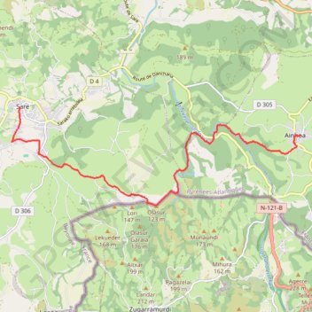 Itinéraire GR10_03, distance, dénivelé, altitude, carte, profil, trace GPS