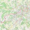 Itinéraire La Flow Vélo. Châteauneuf — Angoulême, distance, dénivelé, altitude, carte, profil, trace GPS