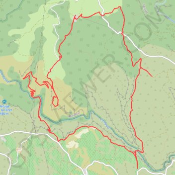 Itinéraire D'ALDEN AUX BOUYS PAR LES CHAMPS, distance, dénivelé, altitude, carte, profil, trace GPS