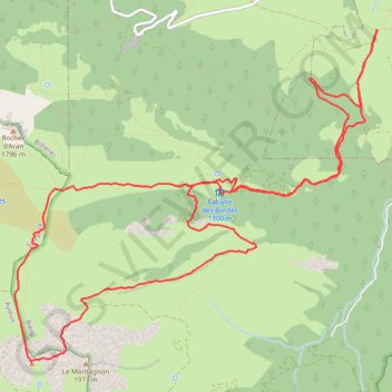 Itinéraire Mailh Bassibé par la Crête de Sede de pan, distance, dénivelé, altitude, carte, profil, trace GPS