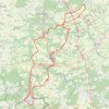 Itinéraire givet, distance, dénivelé, altitude, carte, profil, trace GPS