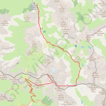 Itinéraire Le grand Galibier, distance, dénivelé, altitude, carte, profil, trace GPS