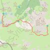 Itinéraire Aspe les ânes - Etape 3, distance, dénivelé, altitude, carte, profil, trace GPS