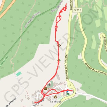 Itinéraire 2024-04-19 11:43:34, distance, dénivelé, altitude, carte, profil, trace GPS