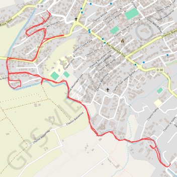 Itinéraire Saint-Pierre - Canal Saint-Étienne - Foyer Albert Barbot, distance, dénivelé, altitude, carte, profil, trace GPS