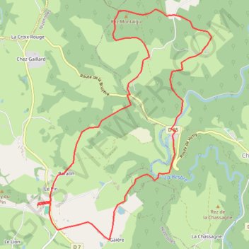 Itinéraire Balade sur Nizerolles, distance, dénivelé, altitude, carte, profil, trace GPS