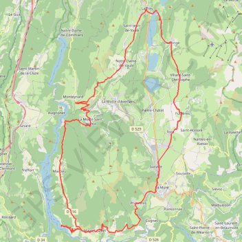 Itinéraire Corniche du Drac Depuis Laffrey., distance, dénivelé, altitude, carte, profil, trace GPS