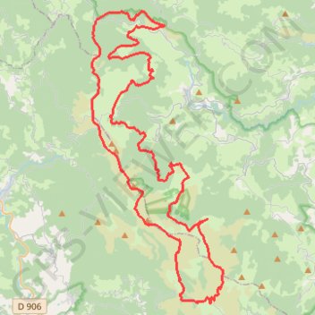 Itinéraire Tour de Pierre-sur-Haute - Saint-Bonnet-le-Courreau, distance, dénivelé, altitude, carte, profil, trace GPS