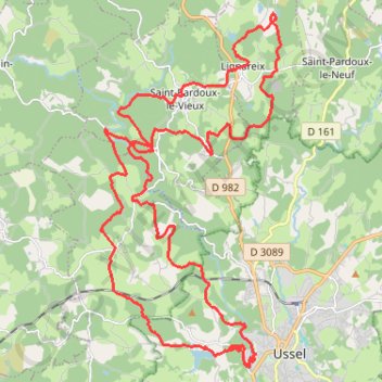 Itinéraire La vallée de la Diège, distance, dénivelé, altitude, carte, profil, trace GPS