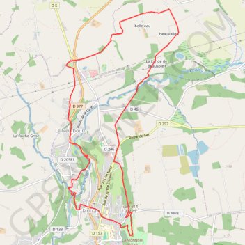 Itinéraire Rando Crêtes et monuments Mortain, distance, dénivelé, altitude, carte, profil, trace GPS