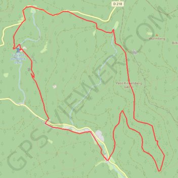 Itinéraire track, distance, dénivelé, altitude, carte, profil, trace GPS