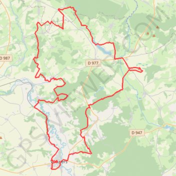 Itinéraire TrackLog 2023-03-26 daily, distance, dénivelé, altitude, carte, profil, trace GPS
