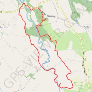 Itinéraire La vallée du Gabas entre Sedzère et Gabaston, distance, dénivelé, altitude, carte, profil, trace GPS