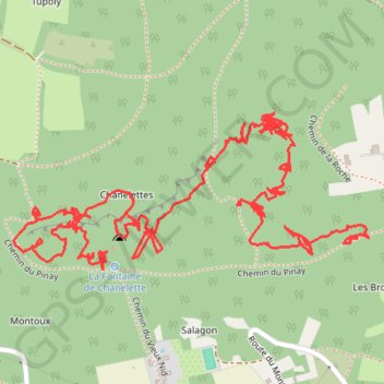 Itinéraire Cabornes de Saint-Romain, distance, dénivelé, altitude, carte, profil, trace GPS